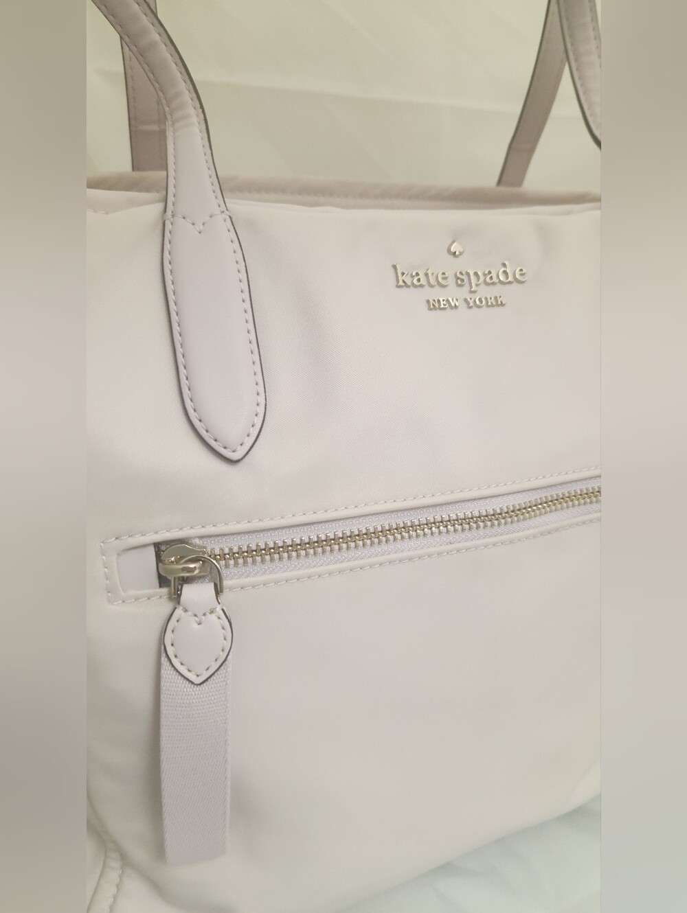 kate spade Pale Purple Nylon Diaper Bag with Many Pockets - Picture 12 of 16